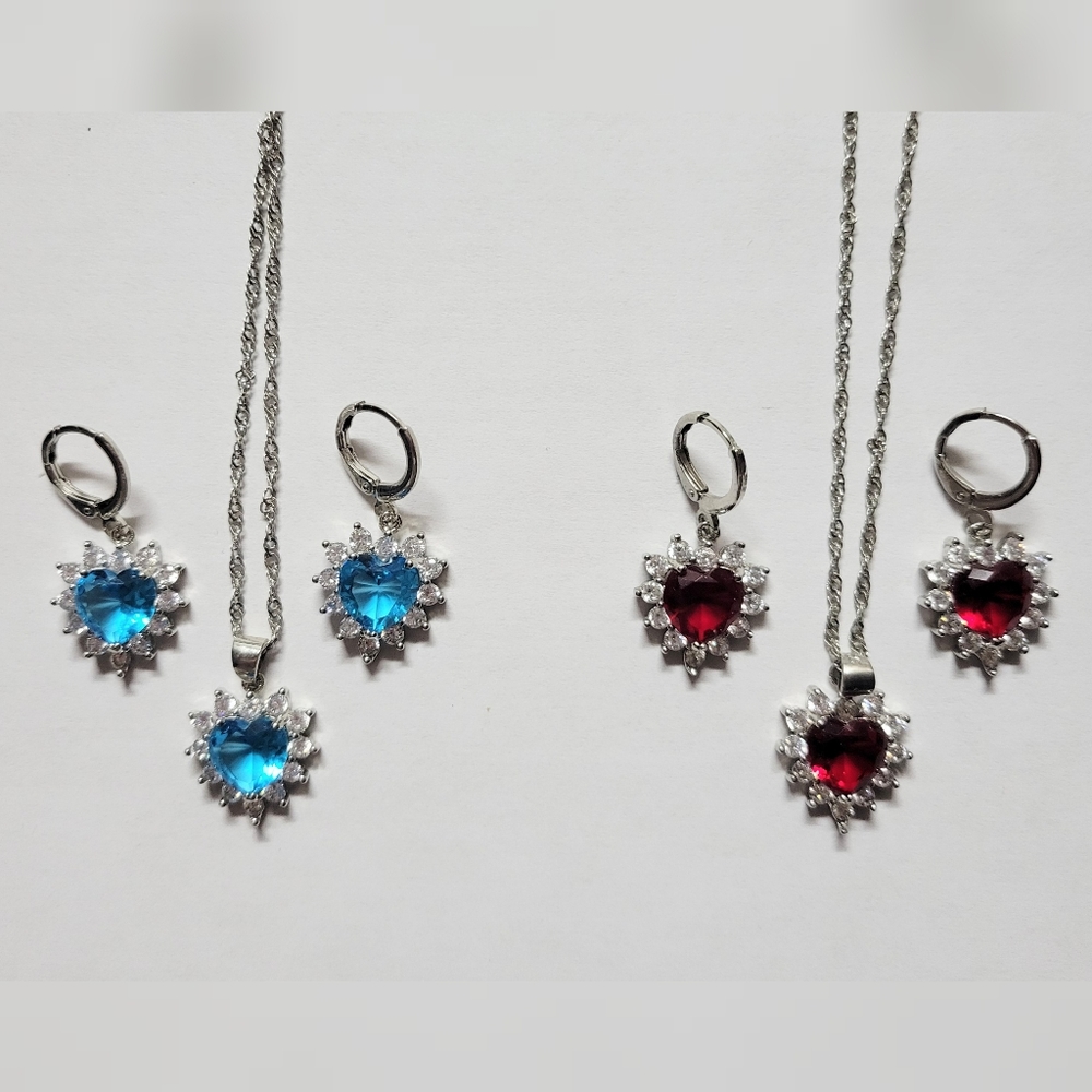 Earring and Necklace Jewelry Set